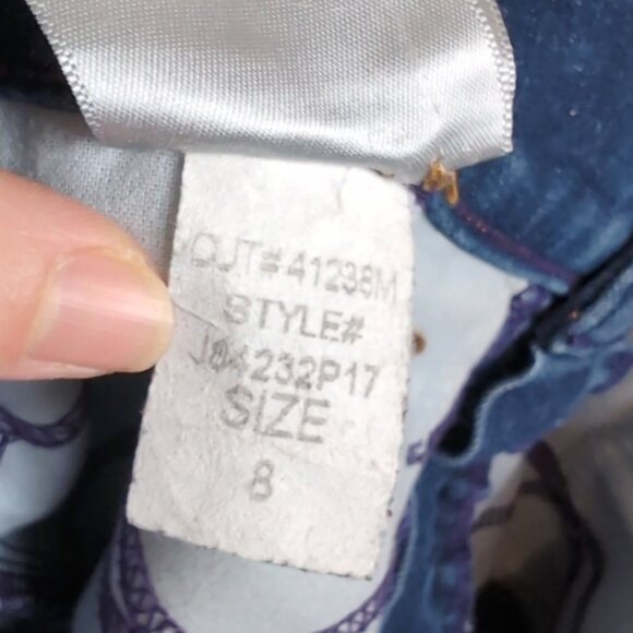 NYDJ Modern Bootcut Jeans Studded Pockets Dark Wash Slimming Denim Lift Tuck - Picture 13 of 15